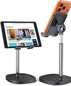 Adjustable phone holder with stand