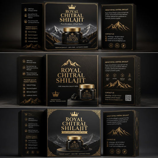 Royal Chitral shilajit40g & 20g